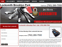 Tablet Screenshot of locksmith-brooklynpark.com